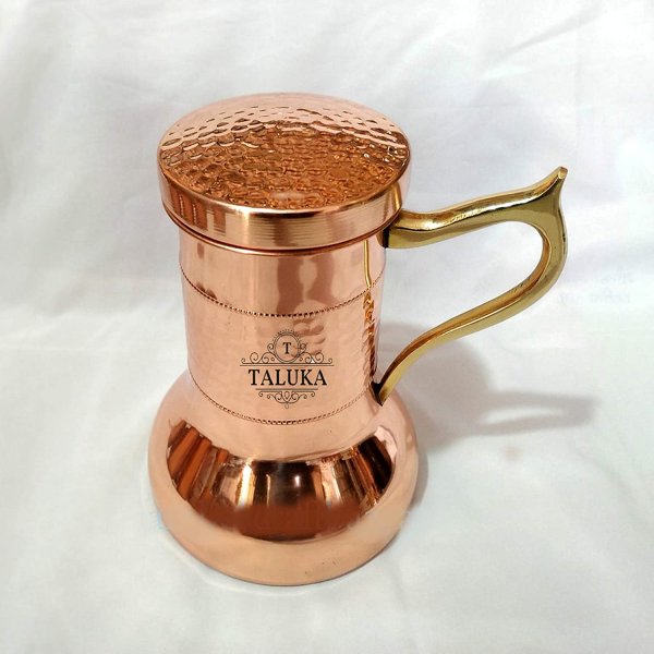 Hammered Pure Copper Water Bottle 1100 ml 