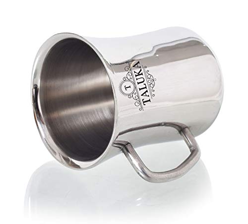 Stainless Steel Mirror Finish Insulated Double Wall Coffee and Tea Mug | Cup | 200 ml || Set of 12 Pc