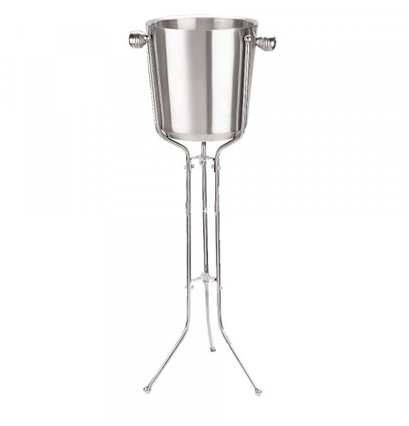 (11&quot; X 24&quot; Inches Approx) Handmade Royal Ethnic Stainless Steel Champagne Bucket / Ice Bucket With Stand Wine Cooler