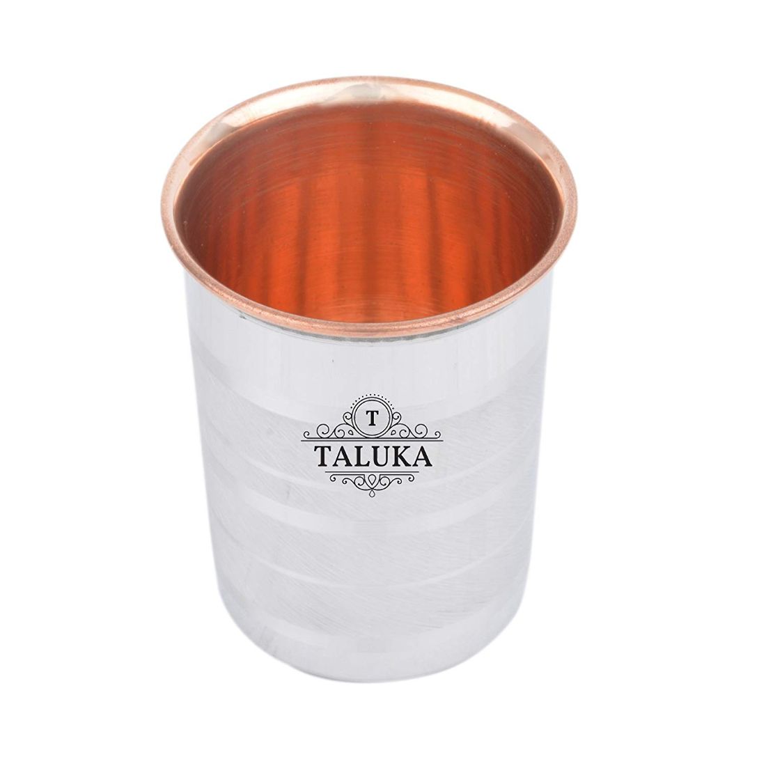 Stainless Steel Copper Jug 2000 ML For Drinking Water With 1 Steel Copper Glass 350 ML and 1 Steel Bottle Water Storage