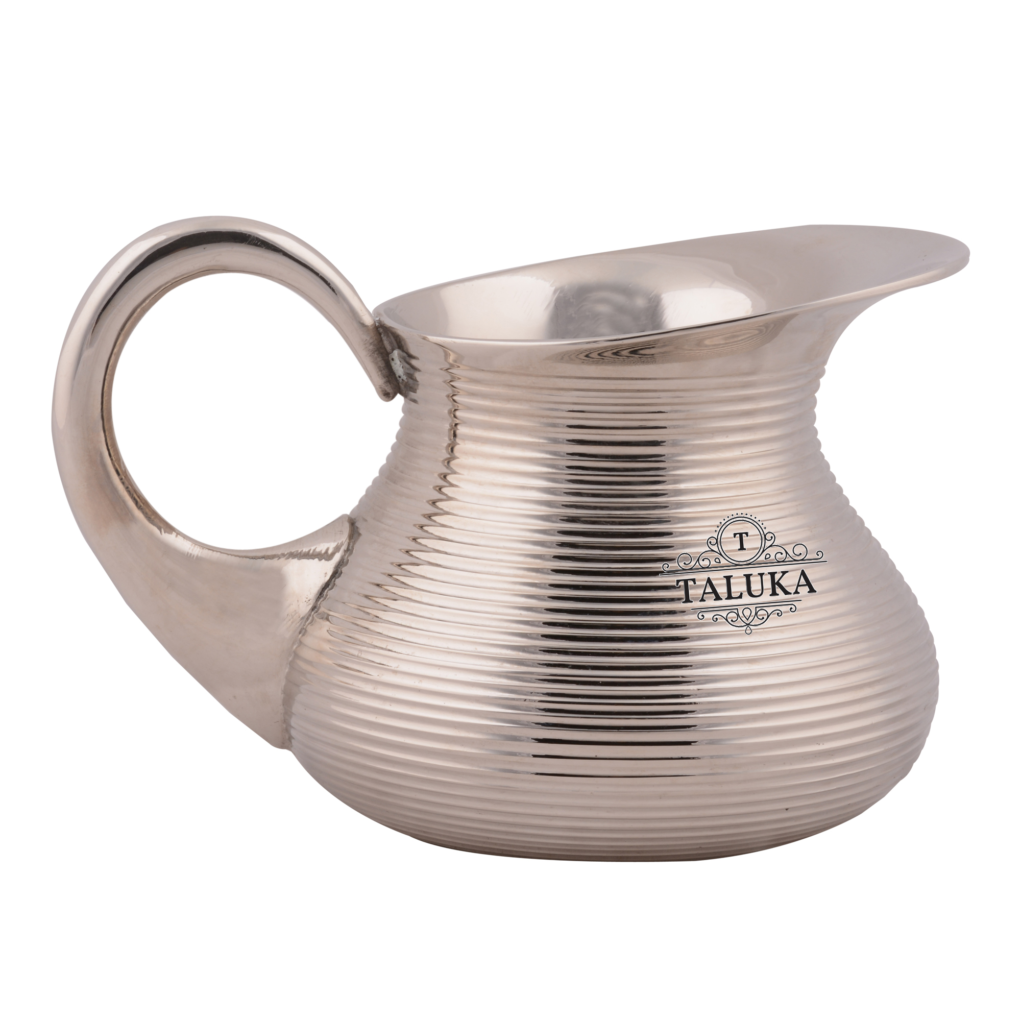 Brass Silver Plated Jug Water Pitcher For Storage