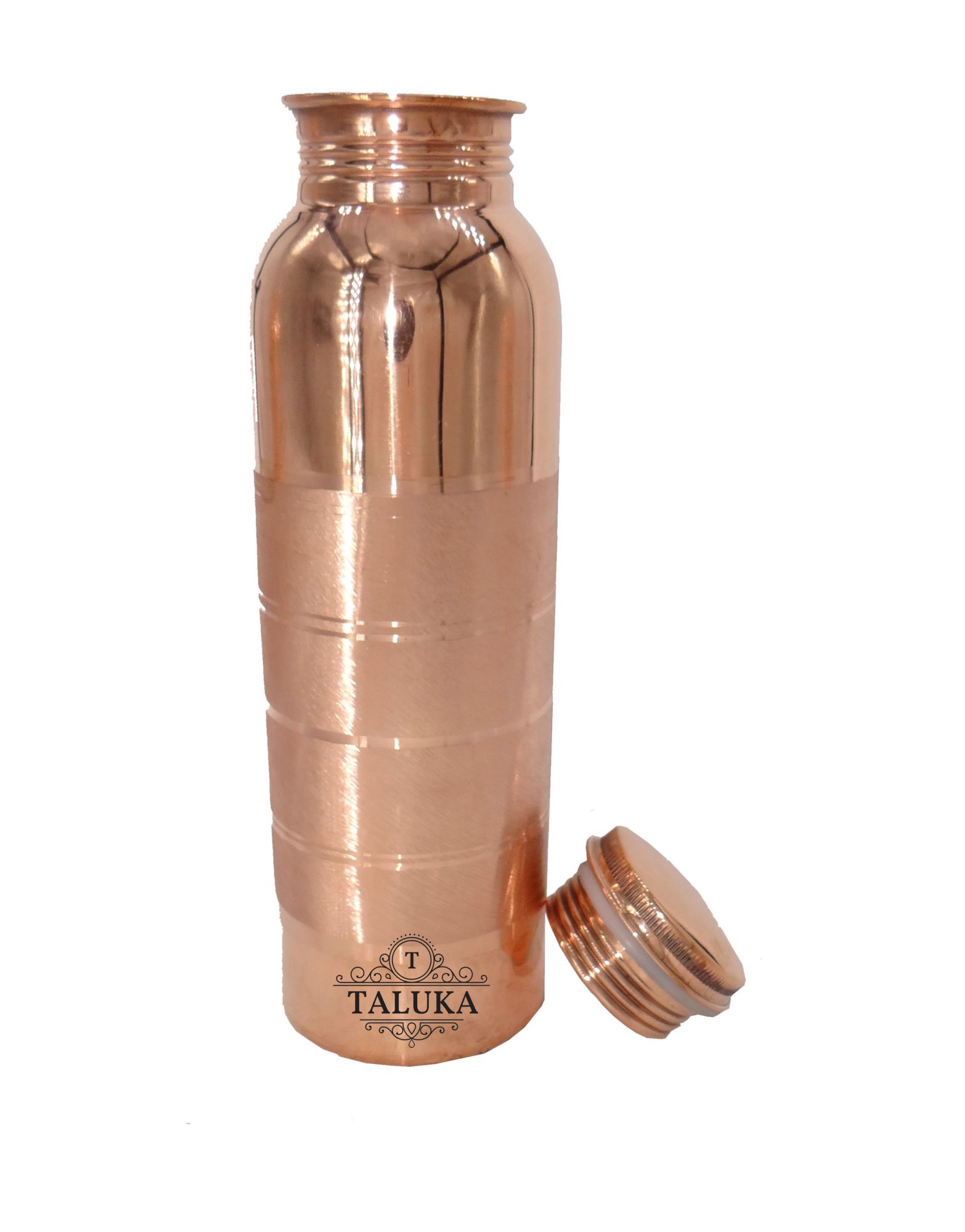 Copper Handmade Luxury Design Drinking Water Bottle 1000 ML
