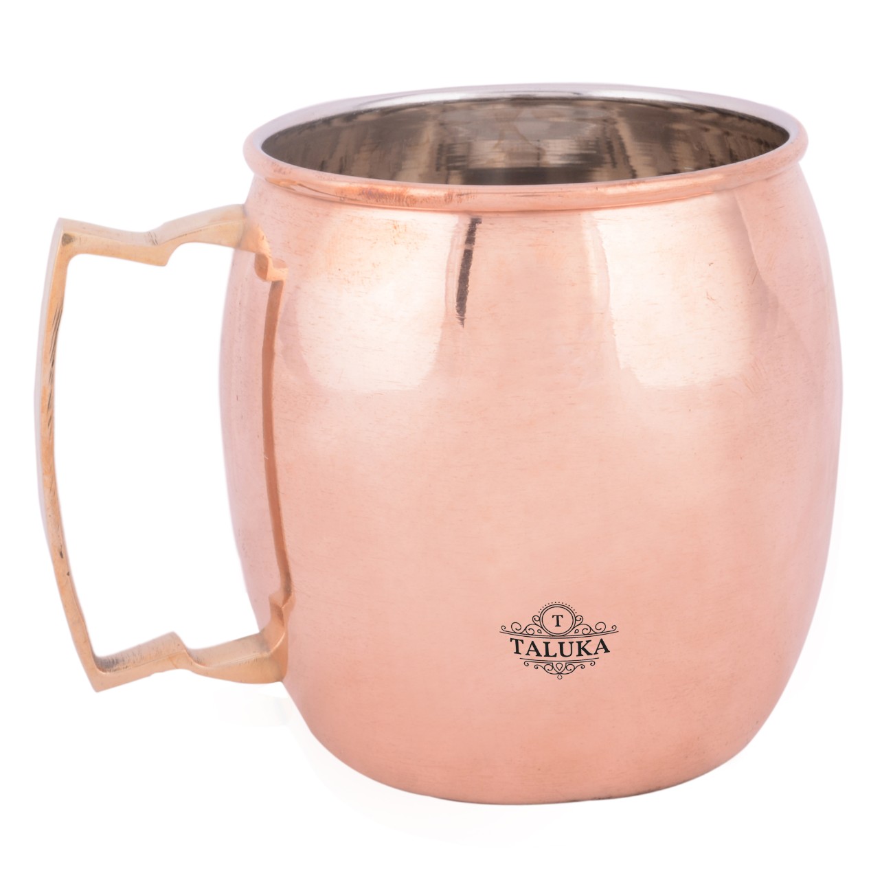 Copper Plain Nickel Plated Wine Beer Mug For Bar Ware Restaurant Home Gift Purpose