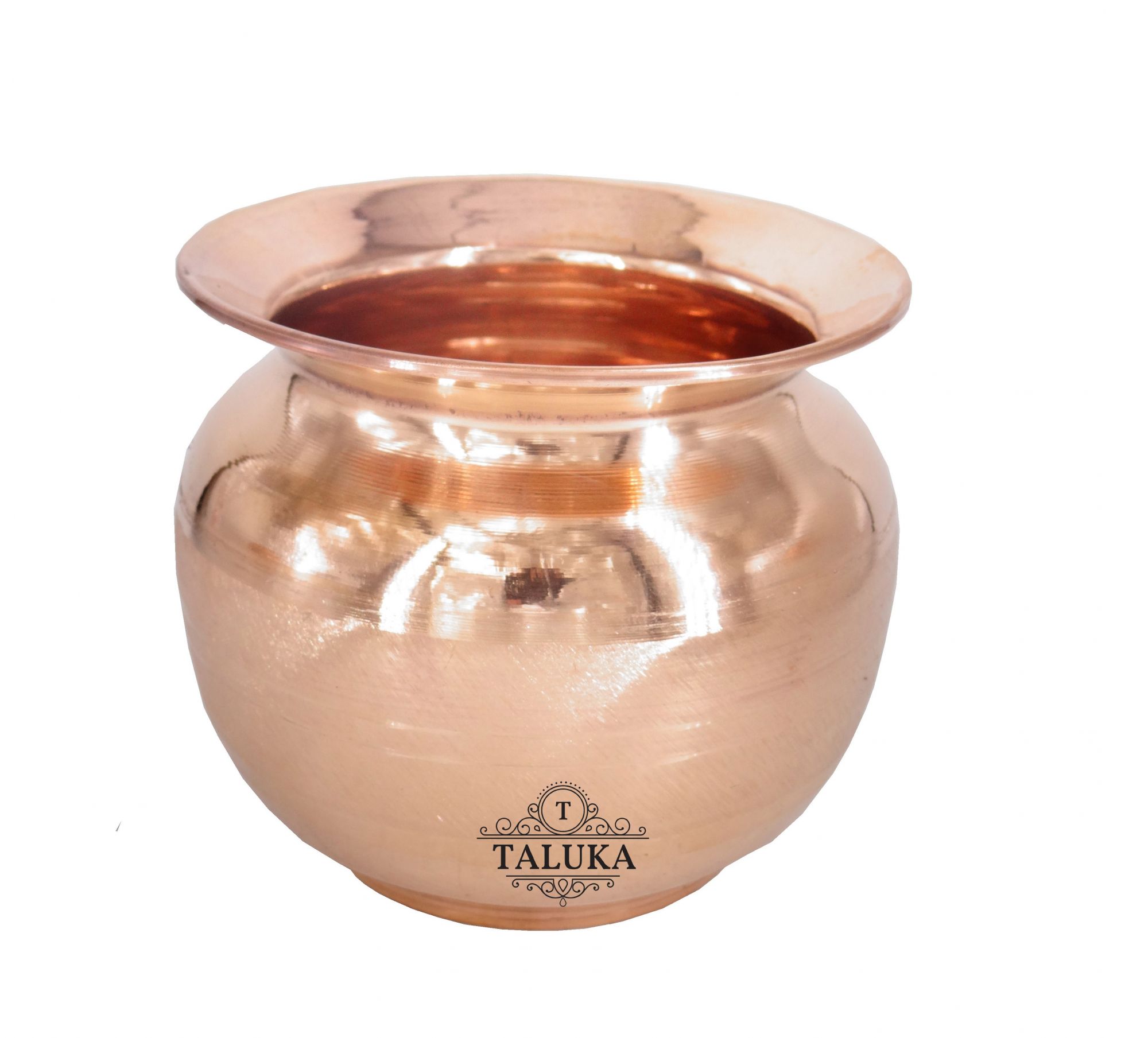 Luxury Copper Lota Kalash Pot Poojan Purpose Surya Namskar Drinkware