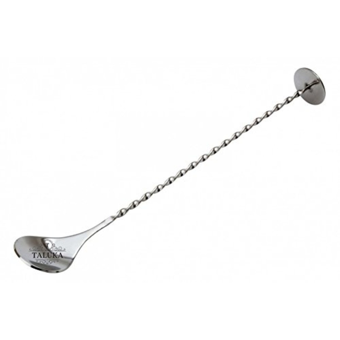 12 Inches Long Handle Bar Cocktail Shaker Spoon Coffee Spoon Handfly Stainless Steel Mixing Spoon Blue 