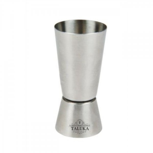 Stainless Steel Double Side Peg &amp; Cocktail Shaker Drink Measuring Bar Tool