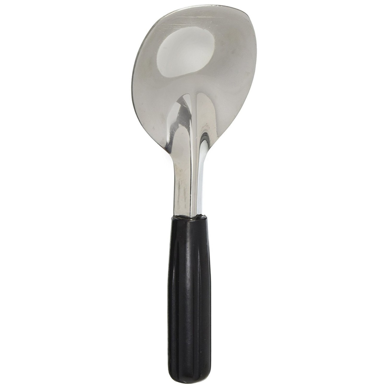 Stainless Steel Ice Cream Spreader Ice Cream Spade Blade Width 3" Overall Length 9" Black Plastic Handle