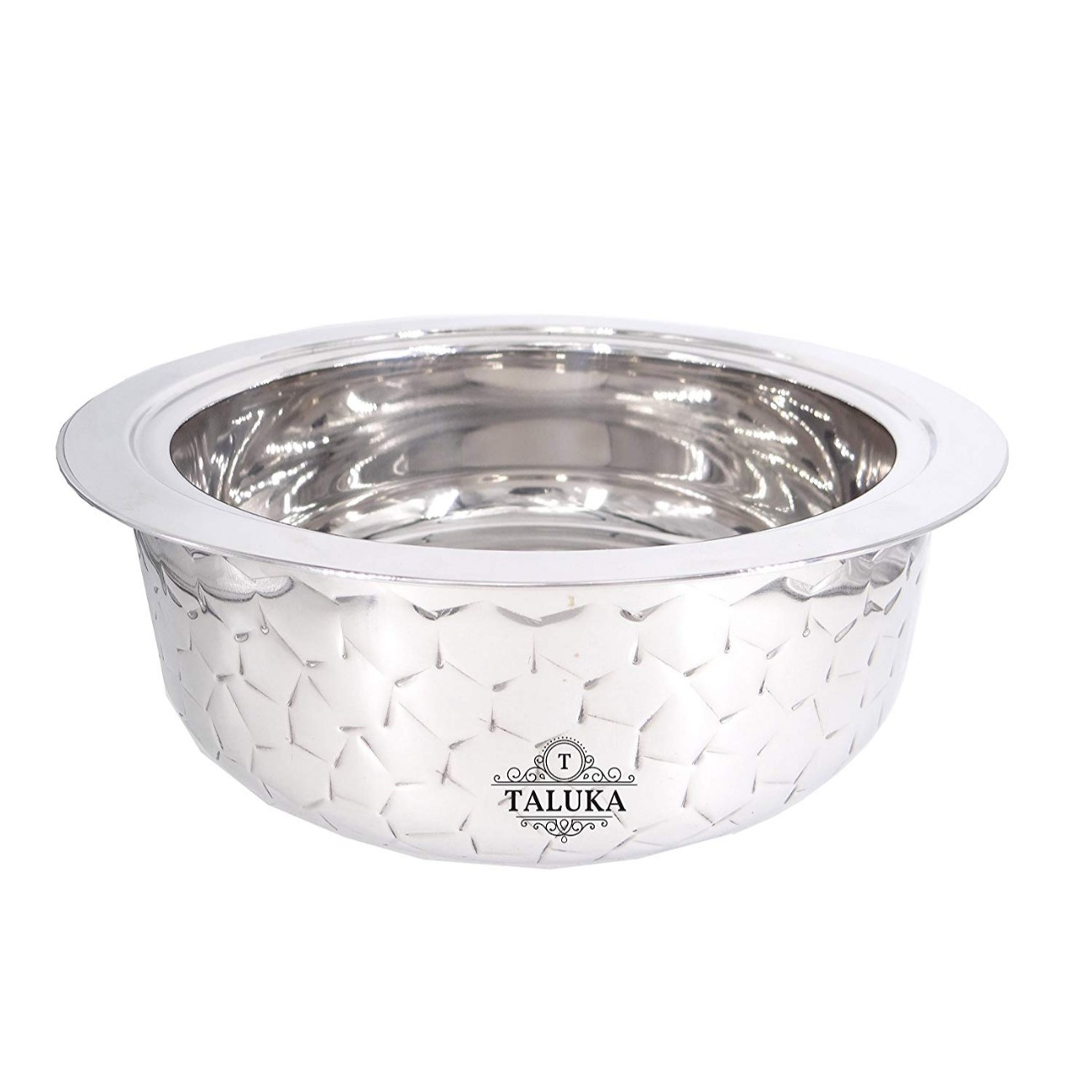 Stainless Steel Insulated Chapati Box Double Wall Hammered Serving Casserole