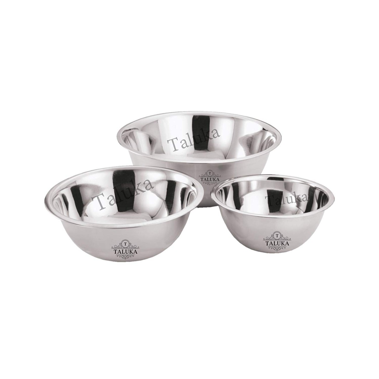 Stainless Steel Mixing Bowls Flat Base