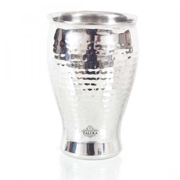 Stainless Steel Hammered Double Wall Beer Mug 450 ML Drink ware Glass Bar Hotel Restaurant Tableware
