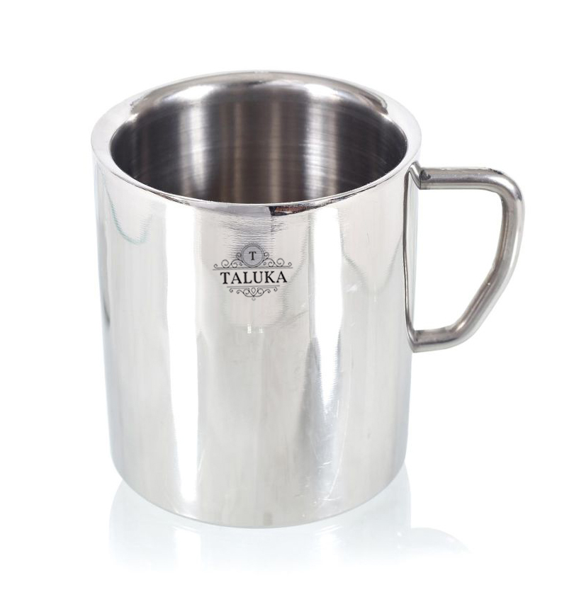 Stainless Steel Insulated Double Wall Coffee and Tea Mug | Cup | Set of 1, 300 ml Hotel Home Restaurant