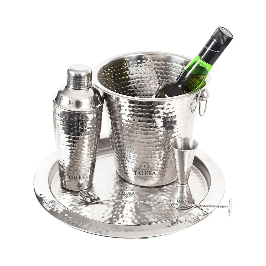 cocktail shaker and ice bucket set