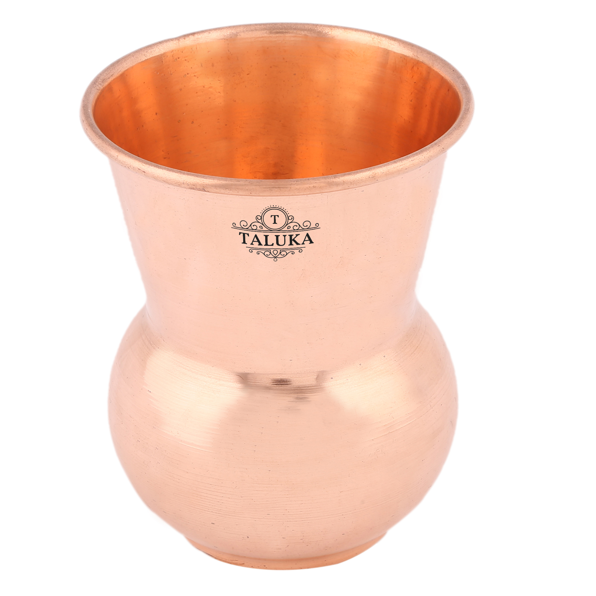 Handmade Copper Plain Glass Cup/Tumbler